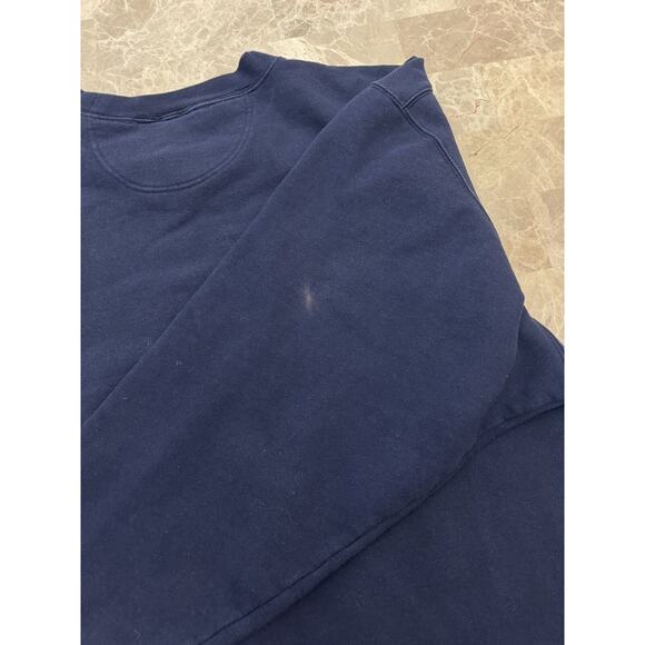 Vintage NFL New England Patriots Sweatshirt Large Blue 2004 AFC Champions - Picture 11 of 11